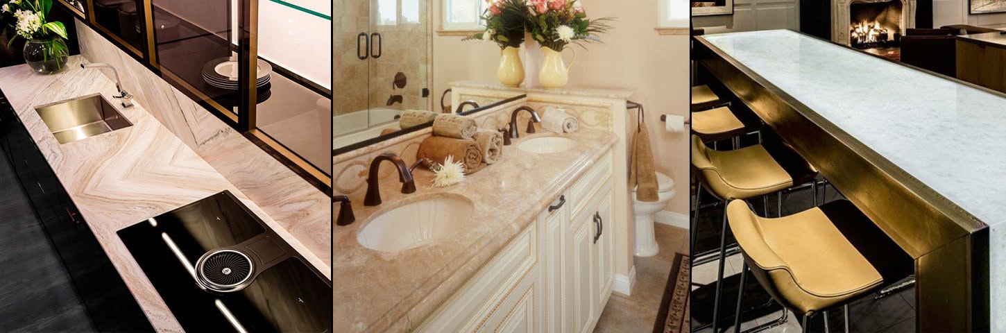 Стільниці з мармуру - вироби з натурального каменю Барекс Мармур