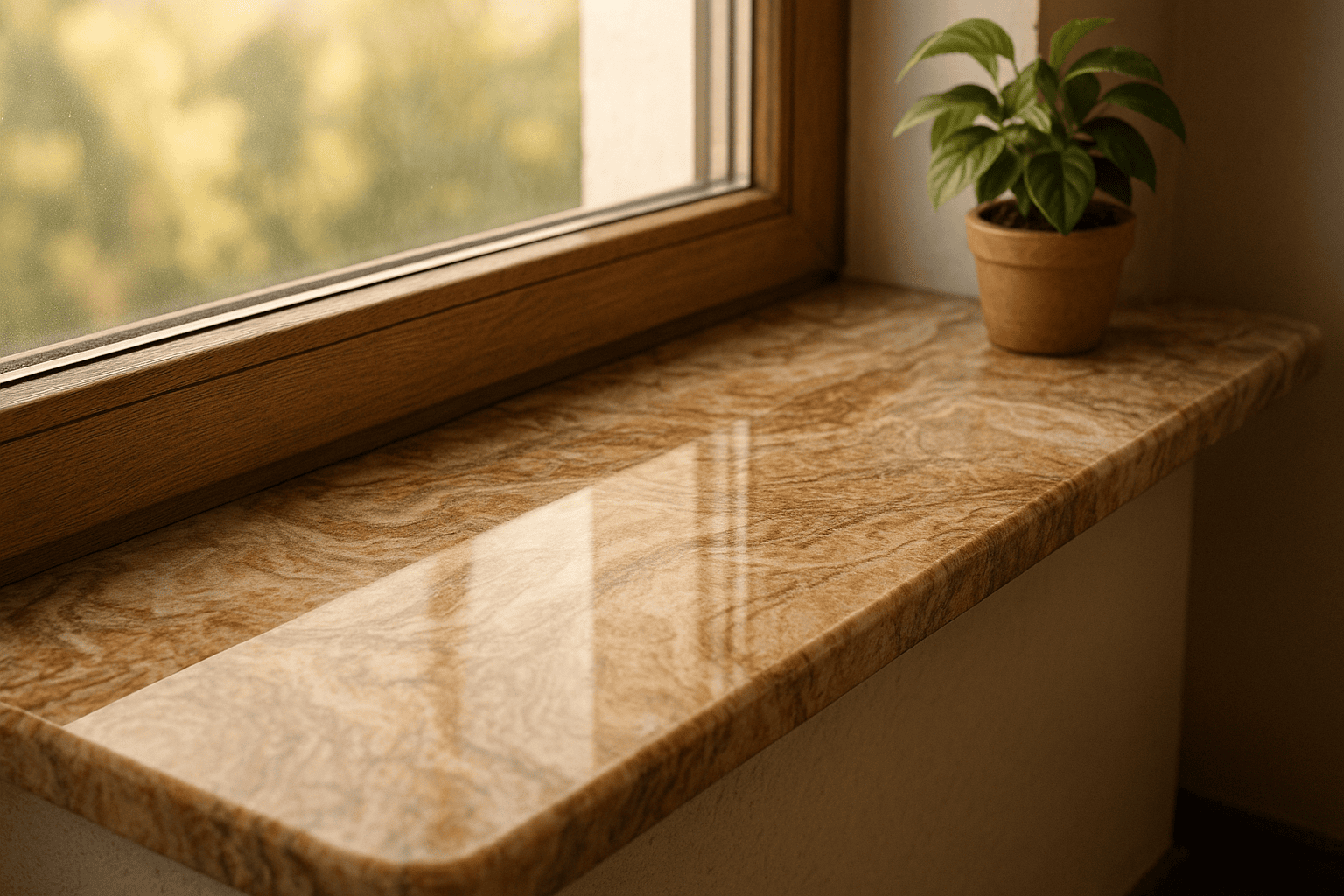 Підвіконня з натурального каменю преміум від Барекс Мармур