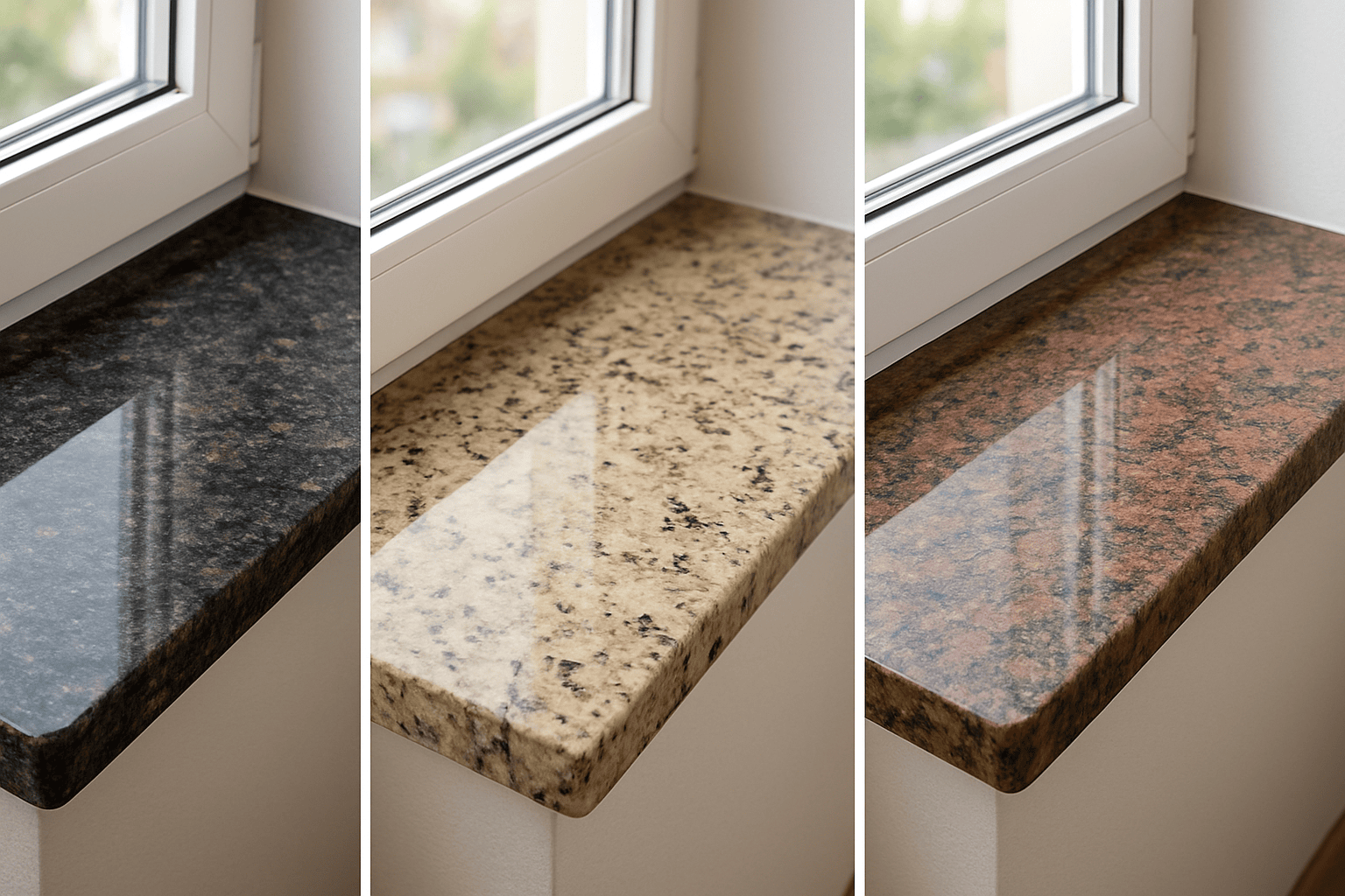 Підвіконня з граніту – естетика та довговічність - вироби з натурального каменю Барекс Мармур