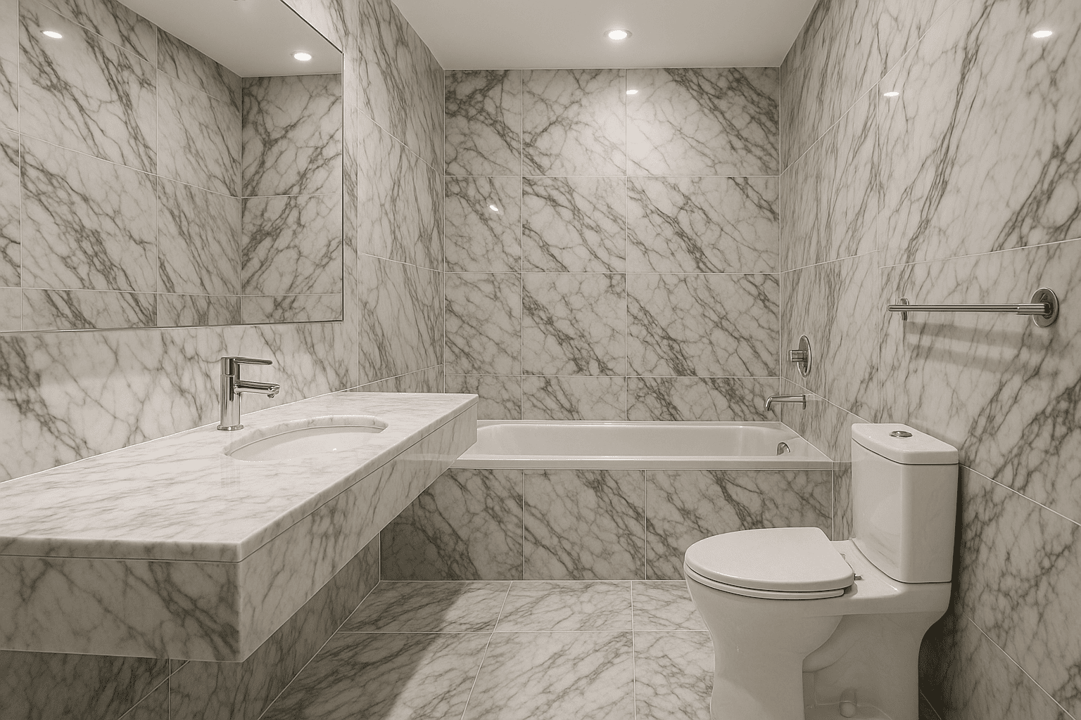 Мармур для ванної кімнати: що краще вибрати? - вироби з натурального каменю