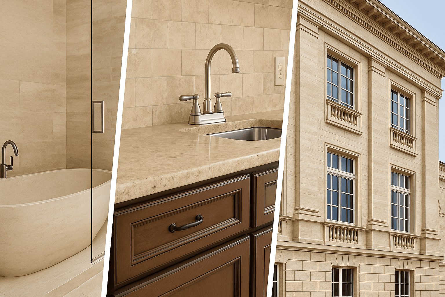 Купити травертин у Києві — види, ціни та монтаж від «Барекс Мармур»