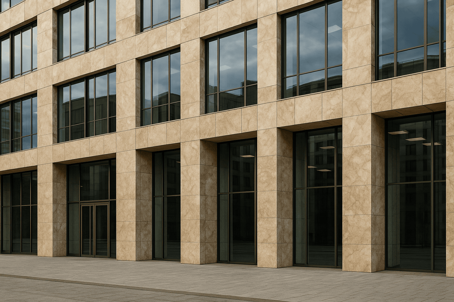 Мармур для фасаду, граніт чи травертин - що вибрати | Bareks Marmur